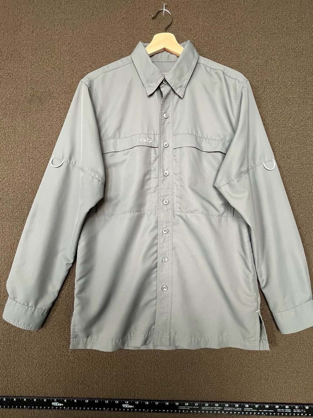 GameGuard Outdoors Micro-Fiber Long-Sleeve Fishing Shirt - Style 1024 - Grey